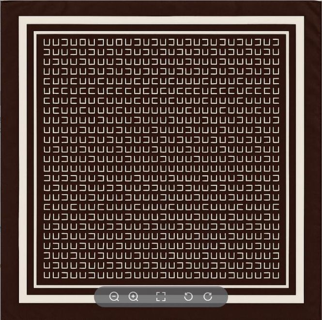 Hovedbilde Intex «Silkeskjerf» 780618 - 70x70 Brun