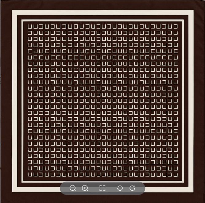 Hovedbilde Intex «Silkeskjerf» 780618 - 70x70 Brun