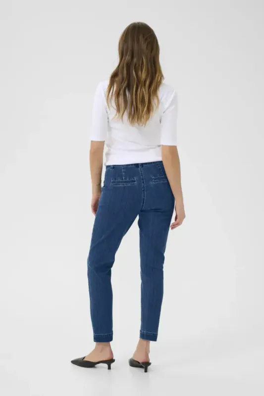 Hovedbilde Kalea jeans 7/8 10509347 - 102272 medium Blue denim
