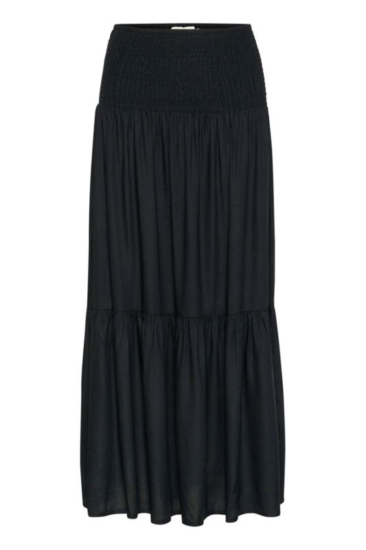 Hovedbilde Kaffe Maxi Smock Skirt 10508816 - Black Deep 100121