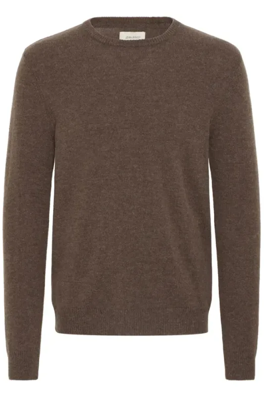 Hovedbilde Blend Branko Wool Knit 20720127 - Brown Melange 1908141