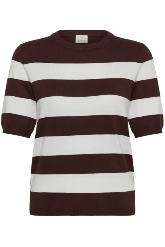 Kalizza Striped Knit 10508410 - Koffee Bean/Chalk 110097