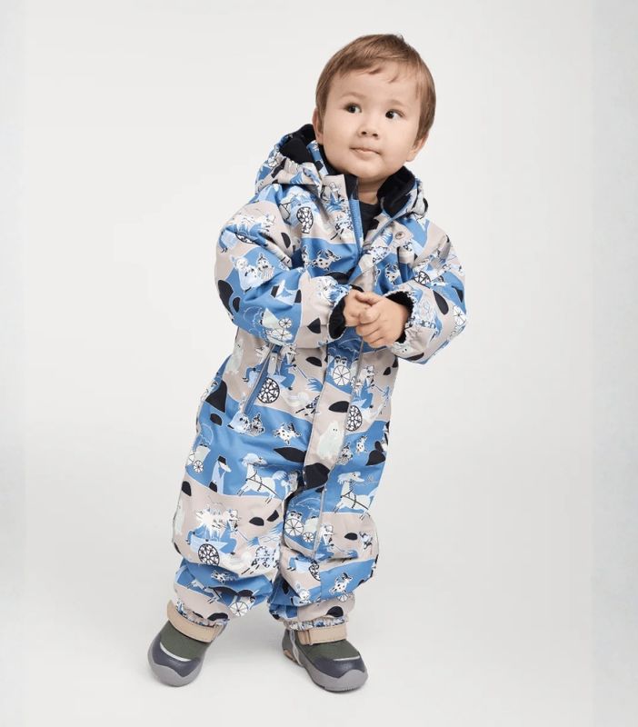 REIMA TEC Puhuri Moomin Vinterdress 5100116M - Blue Ocean 67A2