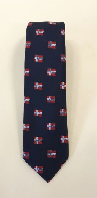 Hovedbilde Slips - Norsk Flagg - 591490