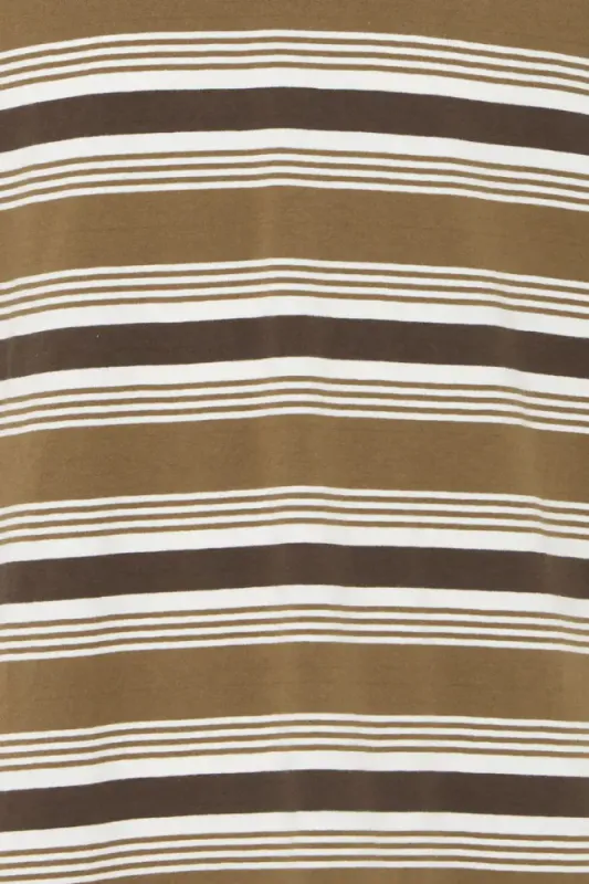 BHKalei Stripe S/S Tee 20720965 - Grønn/ Hvit 900009099
