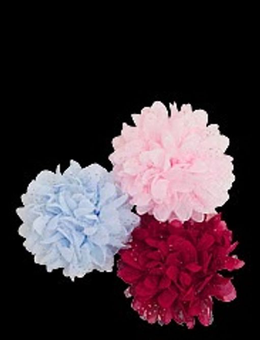 Hovedbilde CREAMIE Flowerpins 3pk - rose pink