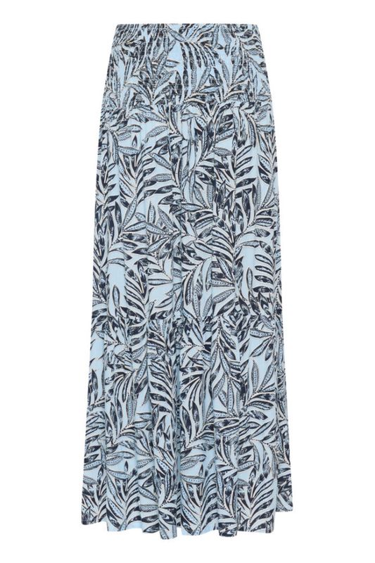 Hovedbilde Kaffe Maxi Smock Skirt 10508816 - Blue Leaf 107562