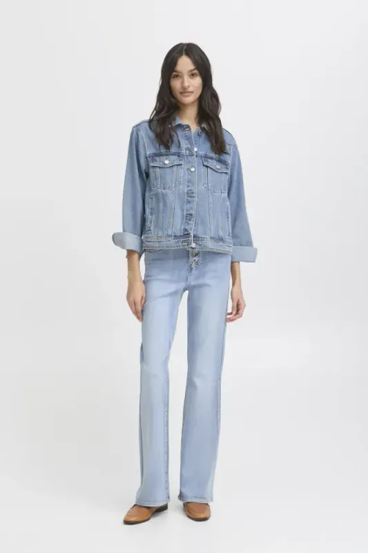 Hovedbilde BXKaily Bootcut Jeans 20816179 - Light Blue 200460
