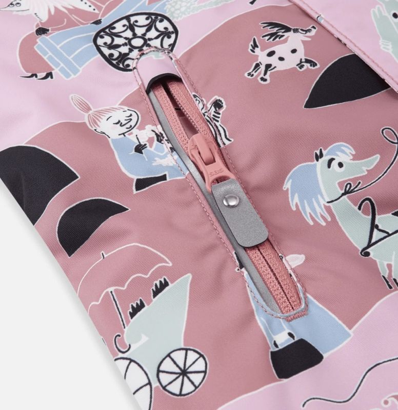 REIMA TEC Puhuri Moomin Vinterdress 5100116M - Rose Blush 1128