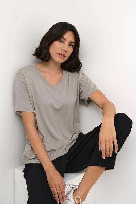 Hovedbilde KAFrida V-neck Tee 10508581 - Steeple Grey 171500