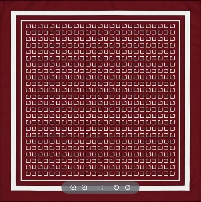 Hovedbilde Intex «Silkeskjerf» 780648 - 70x70 Vinrød