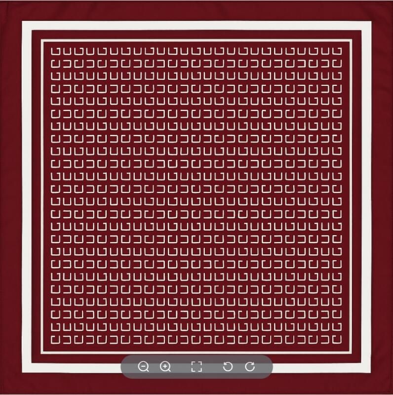 Hovedbilde Intex «Silkeskjerf» 780648 - 70x70 Vinrød