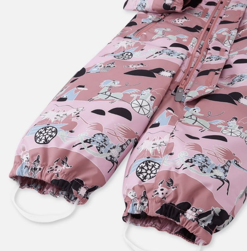 REIMA TEC Puhuri Moomin Vinterdress 5100116M - Rose Blush 1128