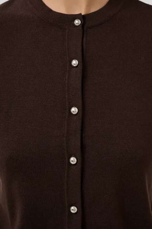 KALizza Cardigan 10511961 - Coffee Bean 190915