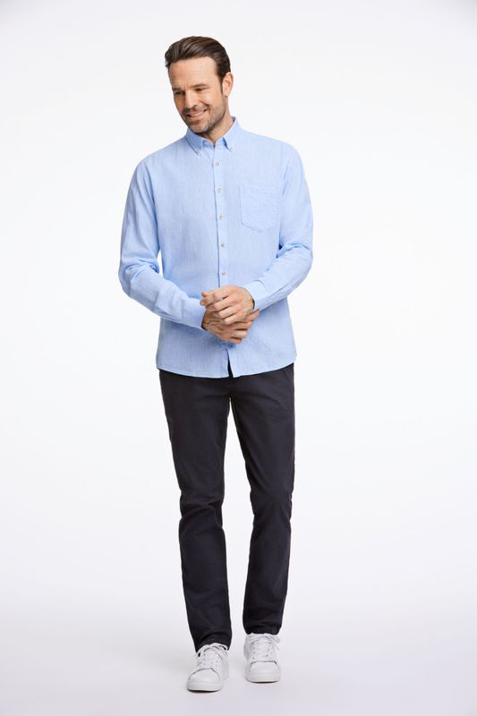 Hovedbilde Jack´s Cotton/linen LS Shirt 3-210076 - Sky Blue